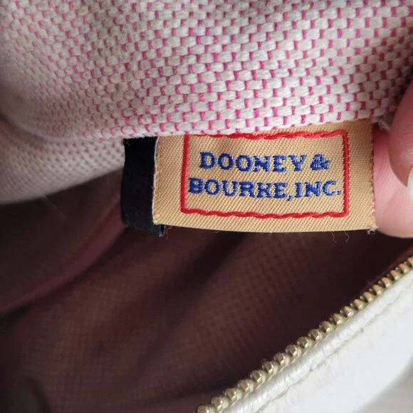 Dooney & Bourke | Dillen pebbled leather shoulder tote | Ivory/White - Picture 10 of 12